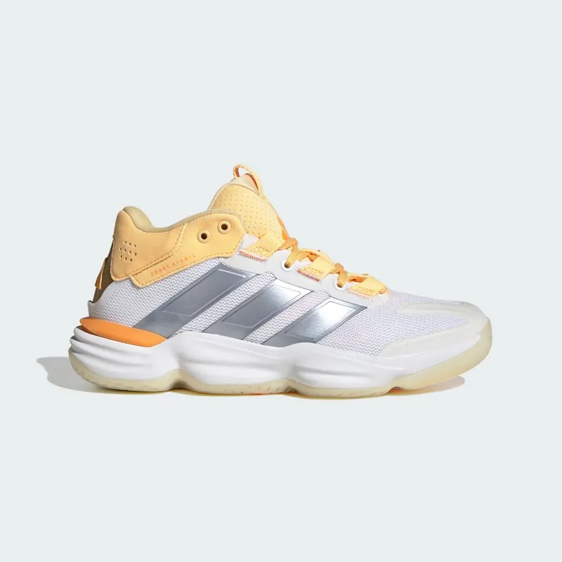 Adidas Court Stabil Indoor Sneakers Cloud White / Crystal Sky / Ice Tangerine “Cloud White/Ice” | KJ3663