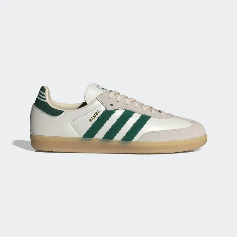 Adidas SAMBA OG SCHOENEN Cloud White / Collegiate Green / Gum | IH6844