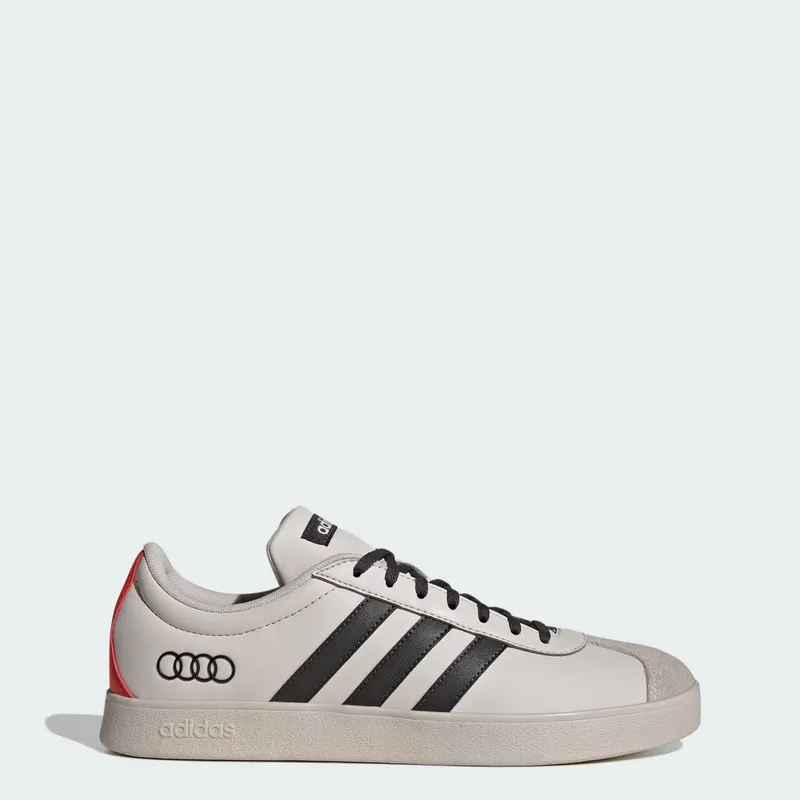 Adidas VL COURT AUDI REVOLUT F1 TEAM SCHOENEN Chalk Pearl / Utility Black / Hi-Res Red “Chalk/Pearl/Utility Black/Red” | KI6081