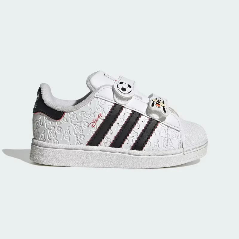 Adidas ADIDAS DISNEY SUPERSTAR II COMFORT CLOSURE SNEAKERS Cloud White / Core Black / Red | IH1744