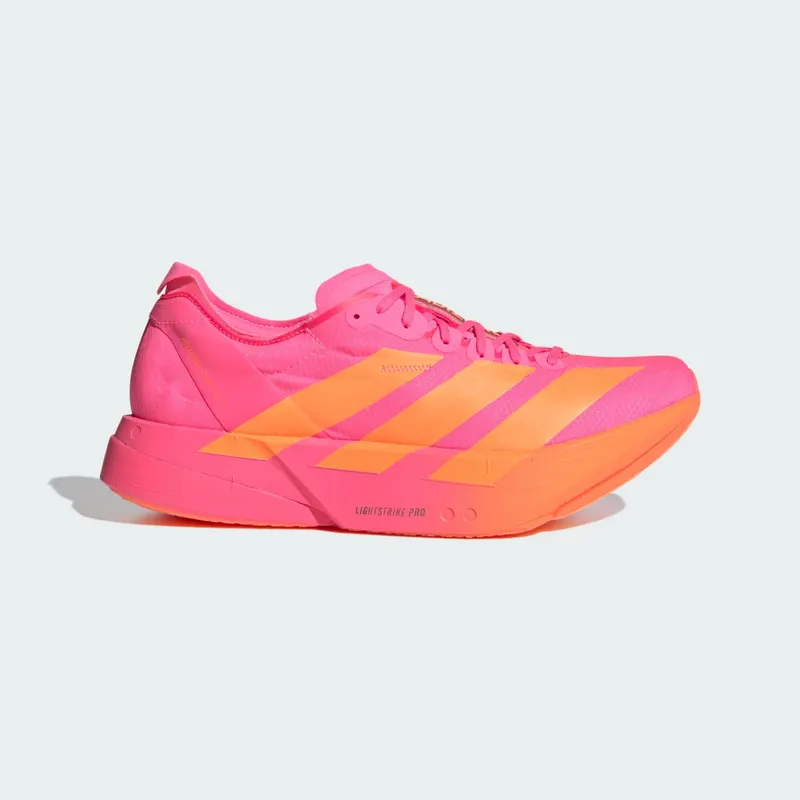 Adidas Adizero Adios Pro 4 Lucid Pink / Lucid Orange / Iron Metallic | KJ3062