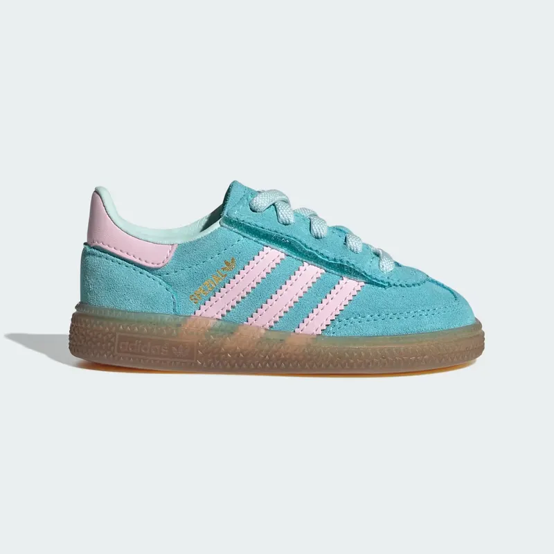 Adidas Handball Spezial Comfort Closure met Elastische Veters Kids Pulse Aqua / Clear Pink / Gum | JQ1991