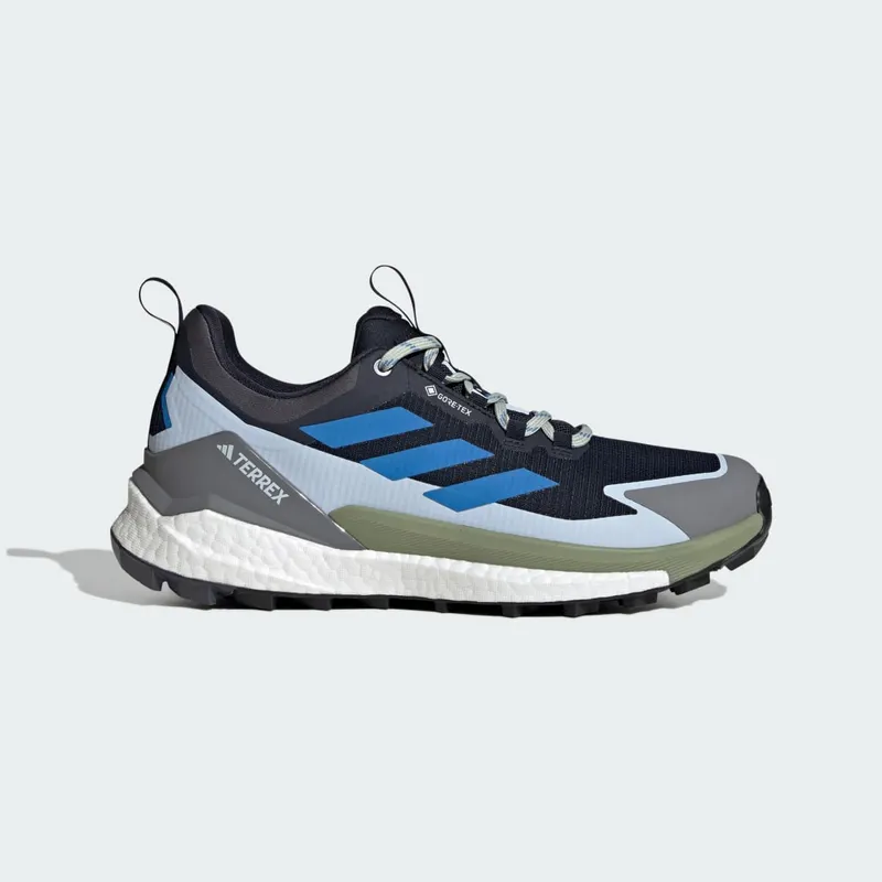Adidas Terrex Free Hiker 2.0 Low GORE-TEX Hiking Legend Ink / Ray Blue / Crystal Sky “Legend Ink/Blue Crystal” | JR6562