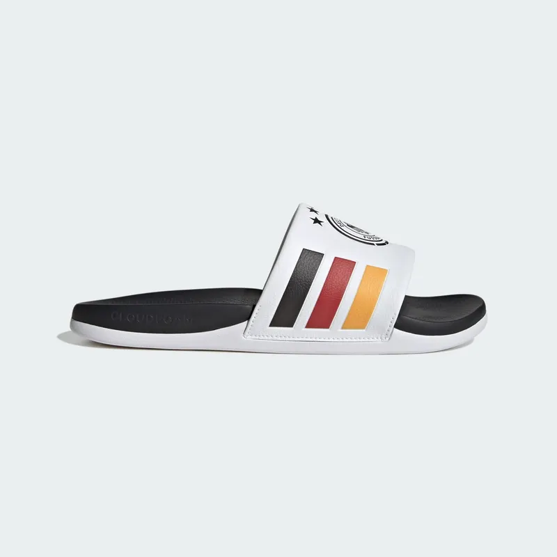 Adidas adilette Comfort 2.0 Duitsland Badslippers Cloud White / Core Black / Collegiate Gold “Cloud White/Core Black/Gold” | HQ2527