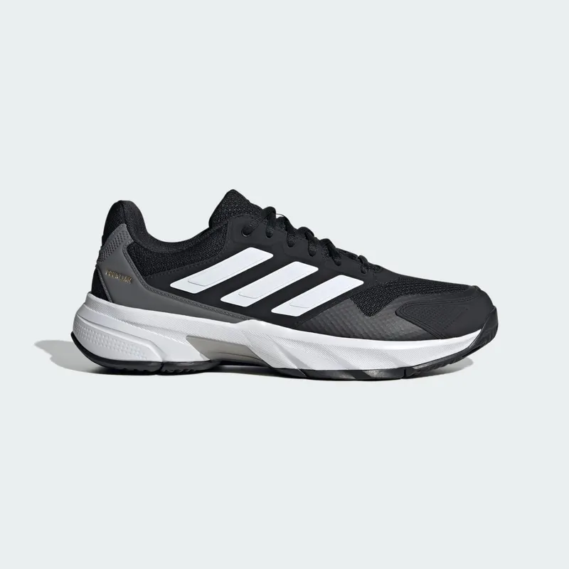 Adidas Courtjam Control 3 Tennis Core Black / Cloud White / Grey Four | IF0458