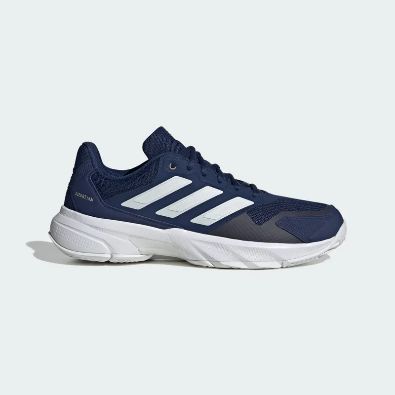 Adidas Courtjam Control 3 Tennis Dark Blue / Zero Metalic / Cloud White | JR1750