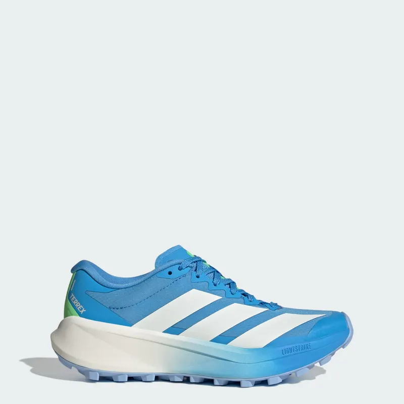 Adidas Terrex Agravic 4 Trailrunningschoenen Blue Burst / Off White / Lime Burst | KJ1292