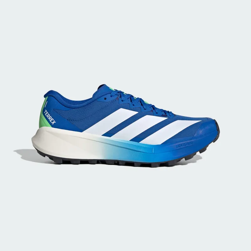Adidas Terrex Agravic 4 Trailrunningschoenen Blue / Cloud White / Lime Burst | KJ8875