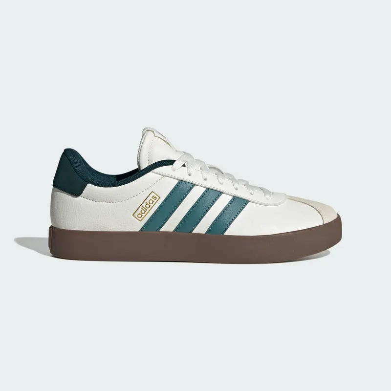 Adidas VL Court 3.0 Core White / Preloved Teal / Aurora Ivy “Core White/Teal/Aurora Ivy” | JR8635