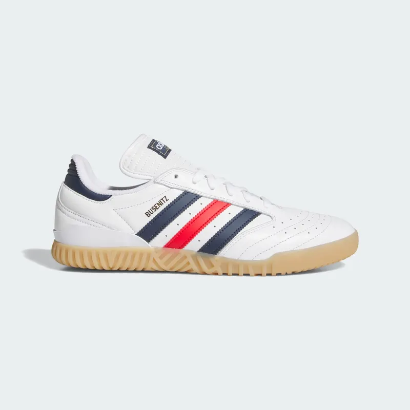 Adidas BUSENITZ INDOOR SUPER Sneakers Cloud White / Collegiate Navy / Better Scarlet | KJ6018
