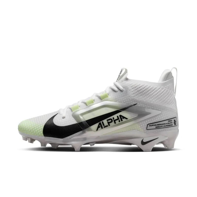 Nike Alpha Menace 4 Elite “White / Black” | FD7036-100