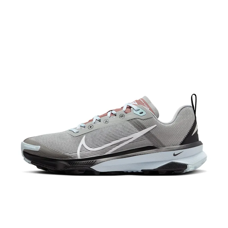 Nike React Terra Kiger 9 Light Smoke Grey Black Glacier Blue White | DR2694-005