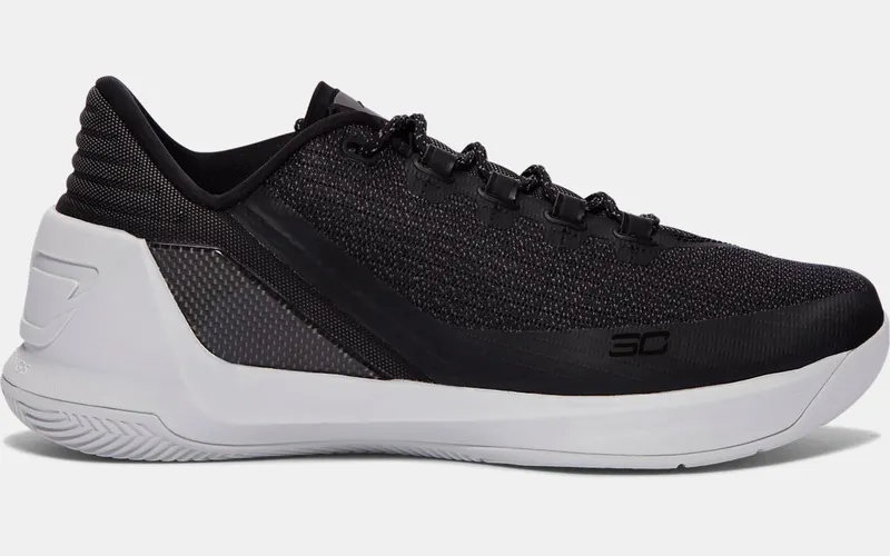 Under Armour Curry 3 Low Black White | 1286376-001