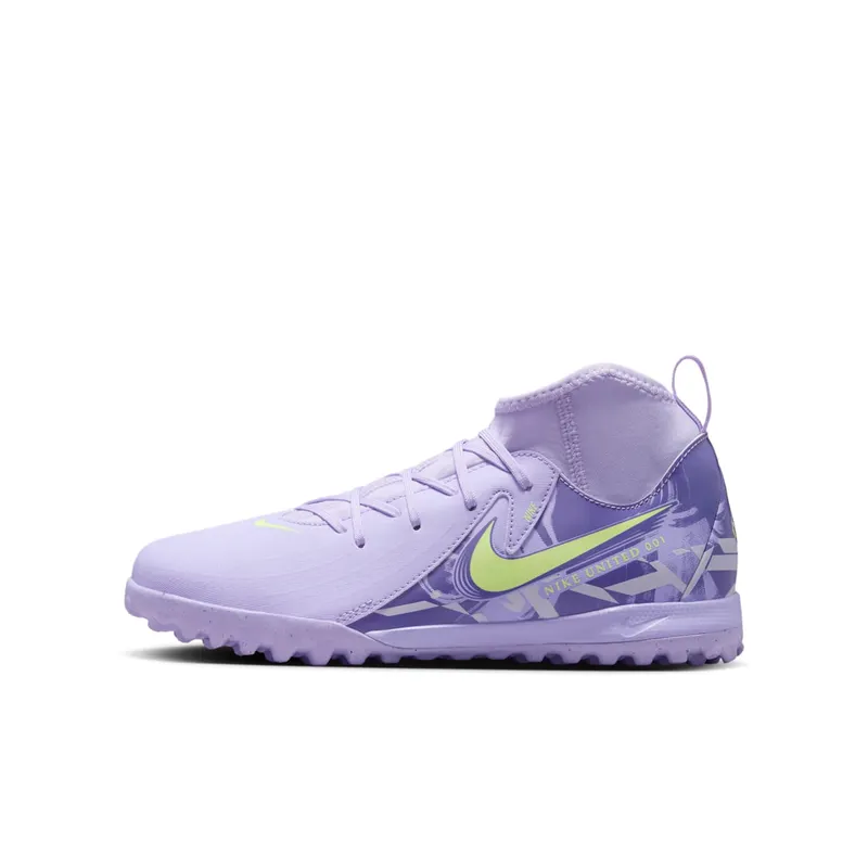 Nike Phantom Luna 2 Academy TF GS “Purple Agate Barely Volt” | HF1581-500