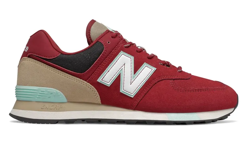 New Balance 574 “Dark Red / Brown / Teal” | ML574JHQ