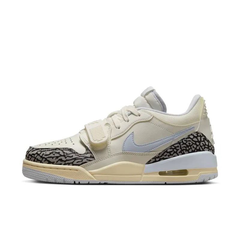Jordan Legacy 312 Low Sail Cement Grey Black Football Grey | FQ7827-101