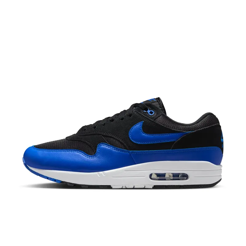 Nike Air Max 1 Essential Black Hyper Royal “Black / Black / Hyper Royal” | FZ5808-010