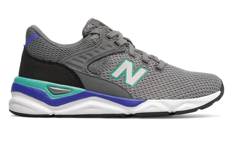 New Balance X-90 PS “Grey / Green / Blue” | KJX90-GRP