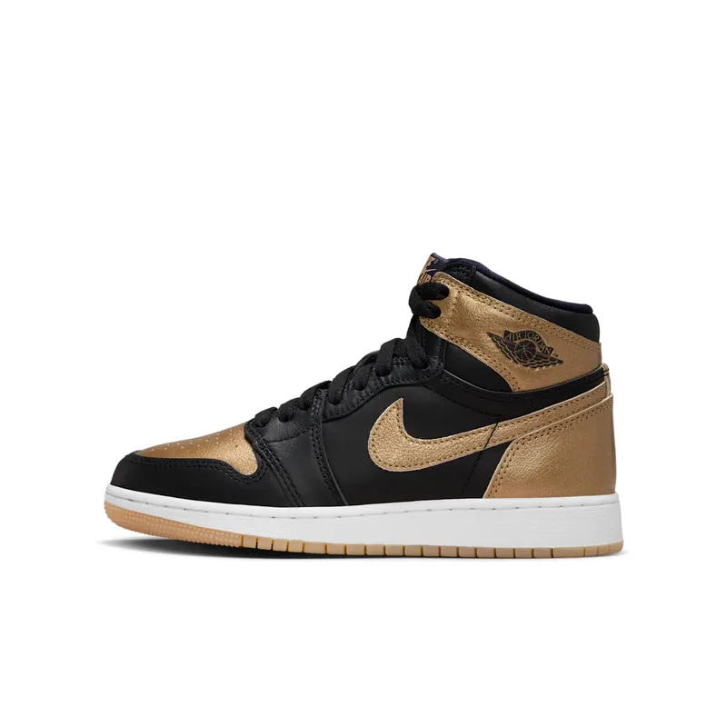 Air Jordan 1 GS “Black Metallic Gold” | FD1437-071