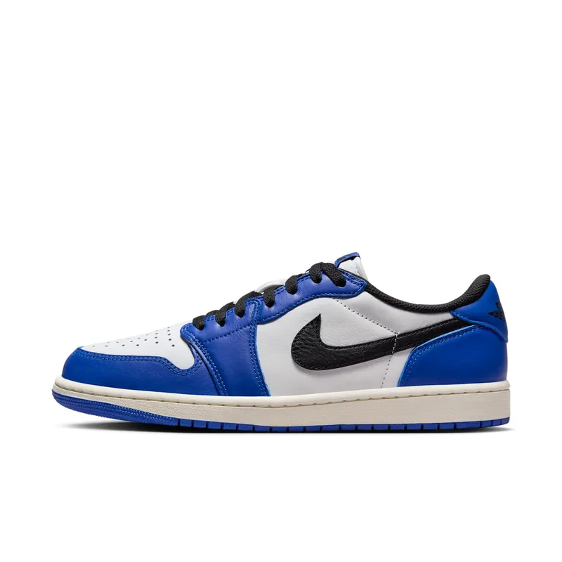 Jordan 1 Retro Low OG “Game Royal” “White/Black/Game Royal/Sail” | CZ0790-140