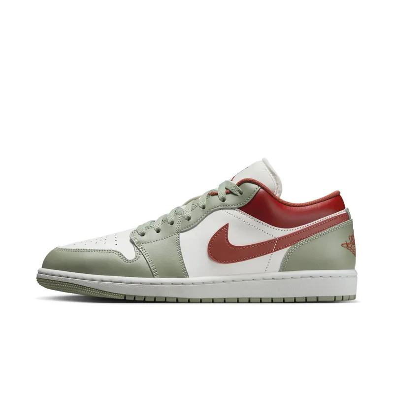 Air Jordan 1 Low “Jade Horizon” “Sail/Pure Platinum/Summit White/Jade Horizon” | 553558-133