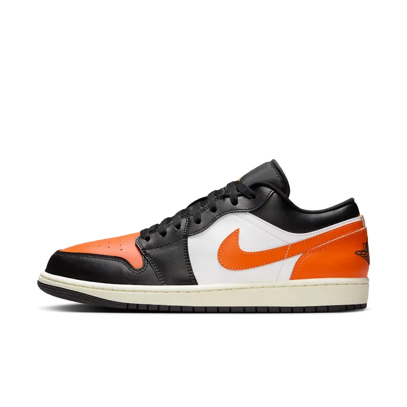 Air Jordan 1 Low “Shattered Backboard Alternate” “Black/Starfish/White” | 553558-081