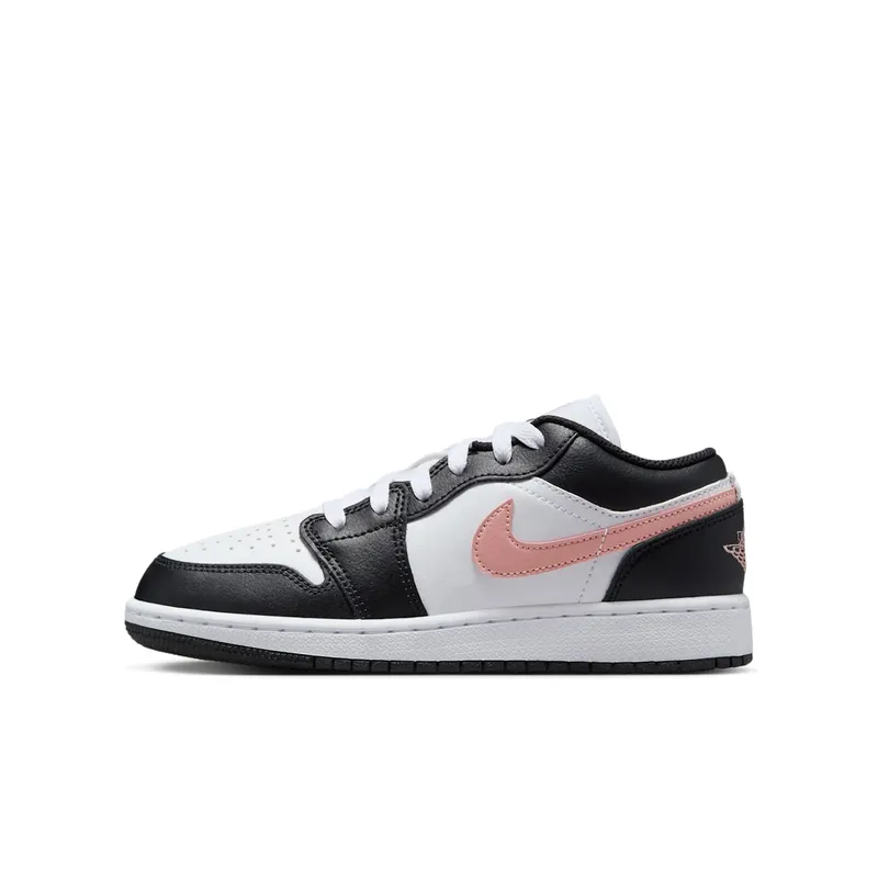 Jordan 1 Low GS “White Black Rust Pink” | 553560-165