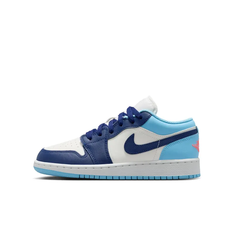 Air Jordan 1 Low GS “Sail Blue Chill” | 553560-149