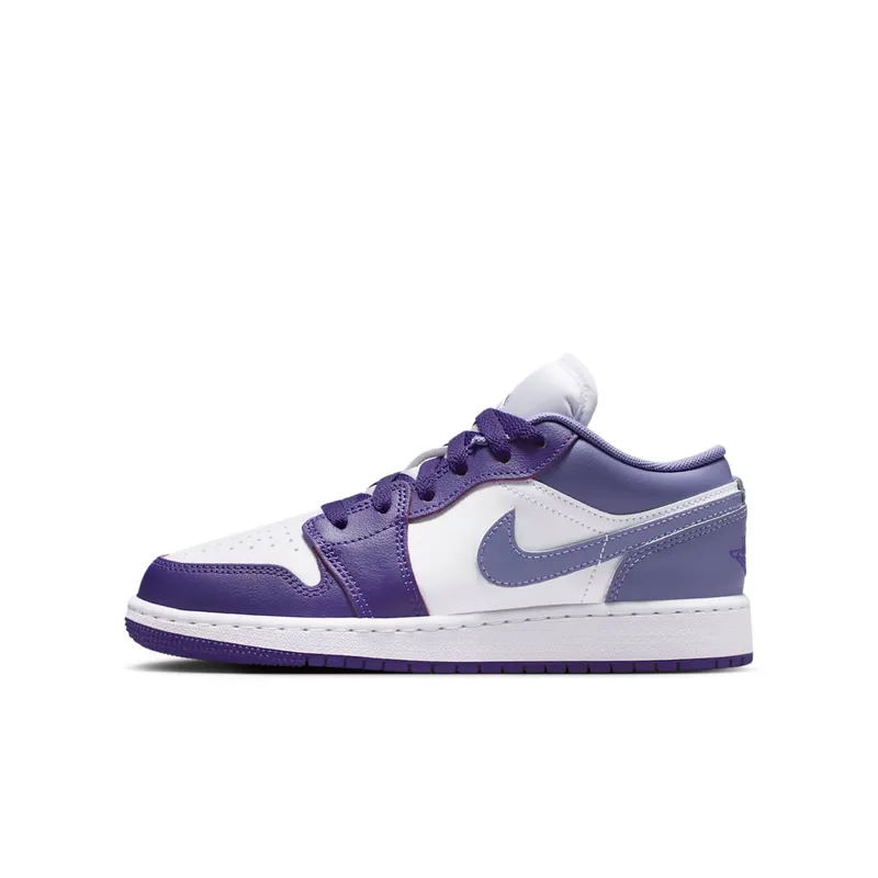 Air Jordan 1 Low GS “Purple / White” | 553560-551