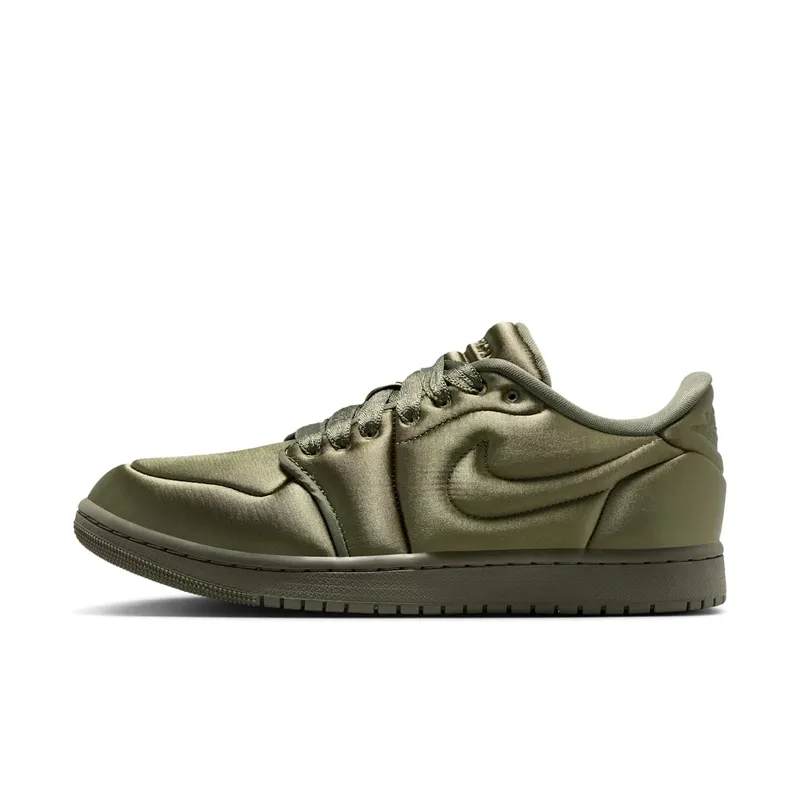 Jordan 1 Low Method of Make Satin Medium Olive “Medium Olive / Medium Olive” | HF3969-201