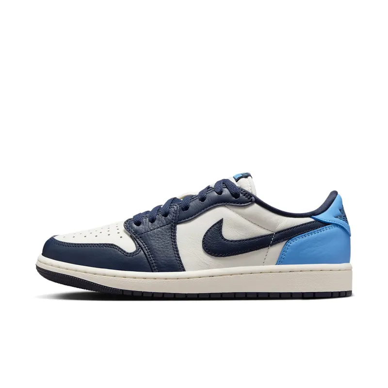 Air Jordan 1 Low “Obsidian” “Obsidian/University Blue/Sail” | CZ0790-400
