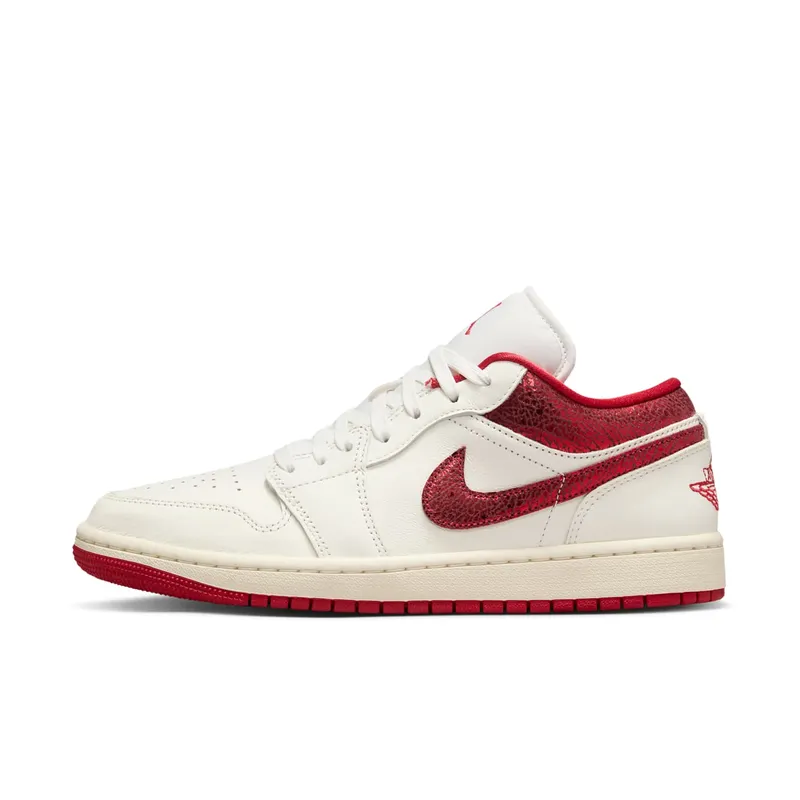 Jordan 1 Low “Ruby” “Sail / Team Red / Varsity” | HJ9338-106