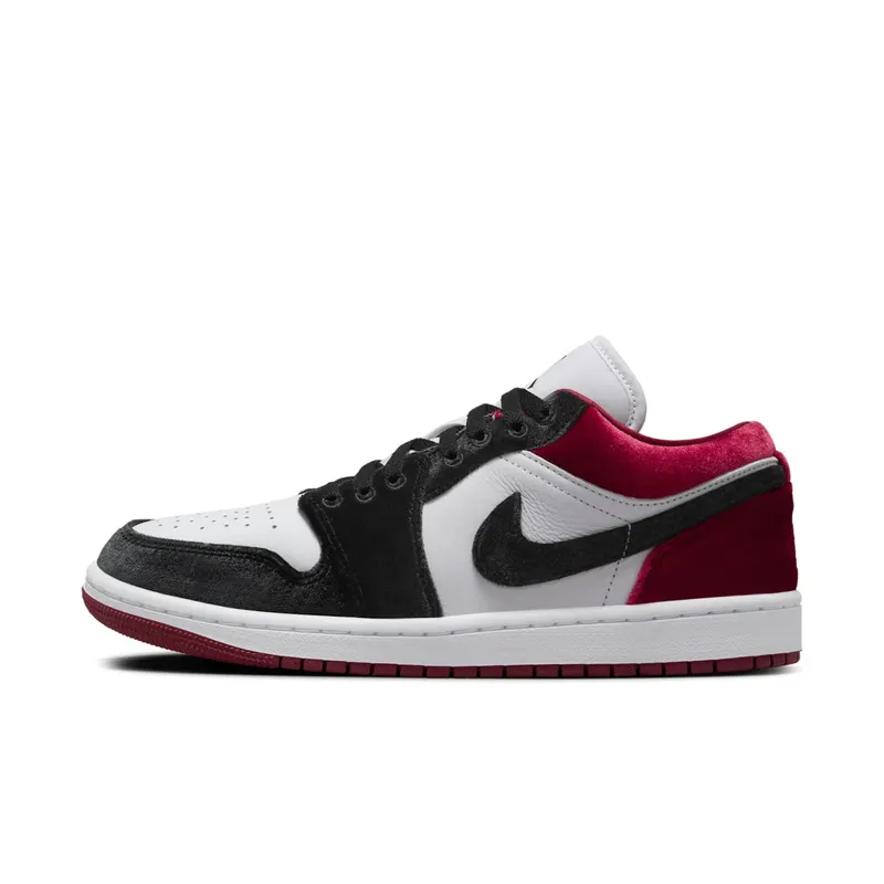 Jordan 1 Low SE “Velvet Black Toe” | FZ3242-001