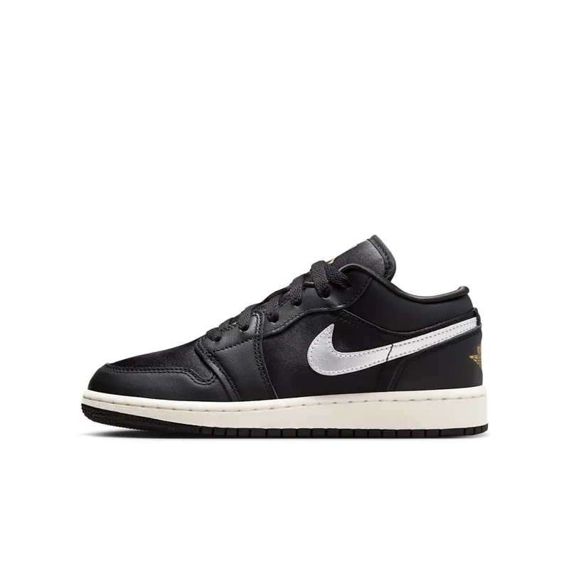 Air Jordan 1 Low SE GS “Black Metallic Gold” | FZ3921-001