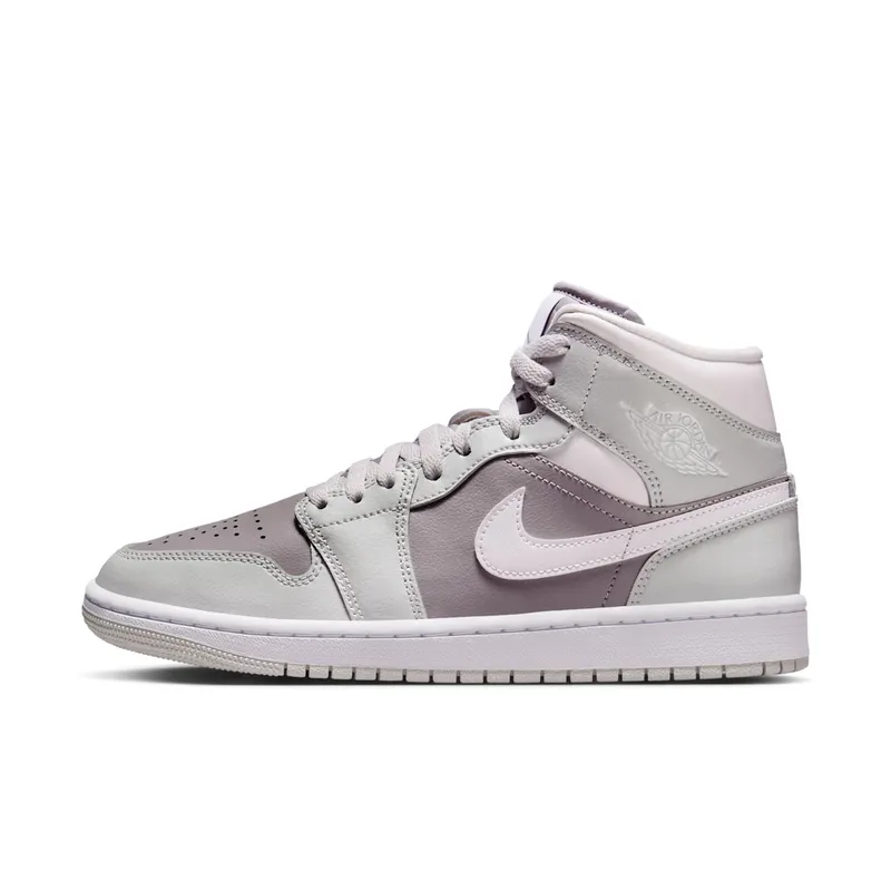 Air Jordan 1 Mid “Photon Dust Atmosphere Grey” “Photon Dust/Atmosphere Grey/White” | BQ6472-008