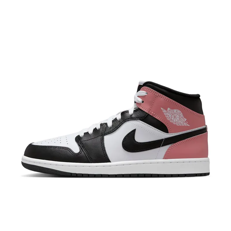 Jordan 1 Mid “White Rust Pink Black” | DQ8426-100