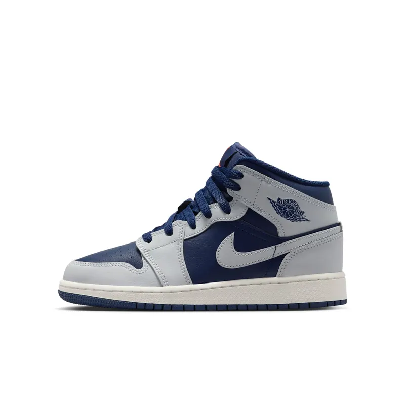 Jordan 1 Mid GS “Grey / Obsidian” | DQ8423-403