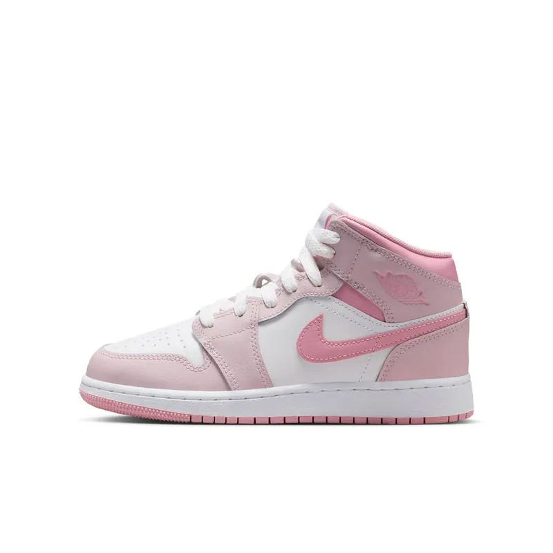 Jordan 1 Mid GS “Pearl Pink” | DQ8423-600