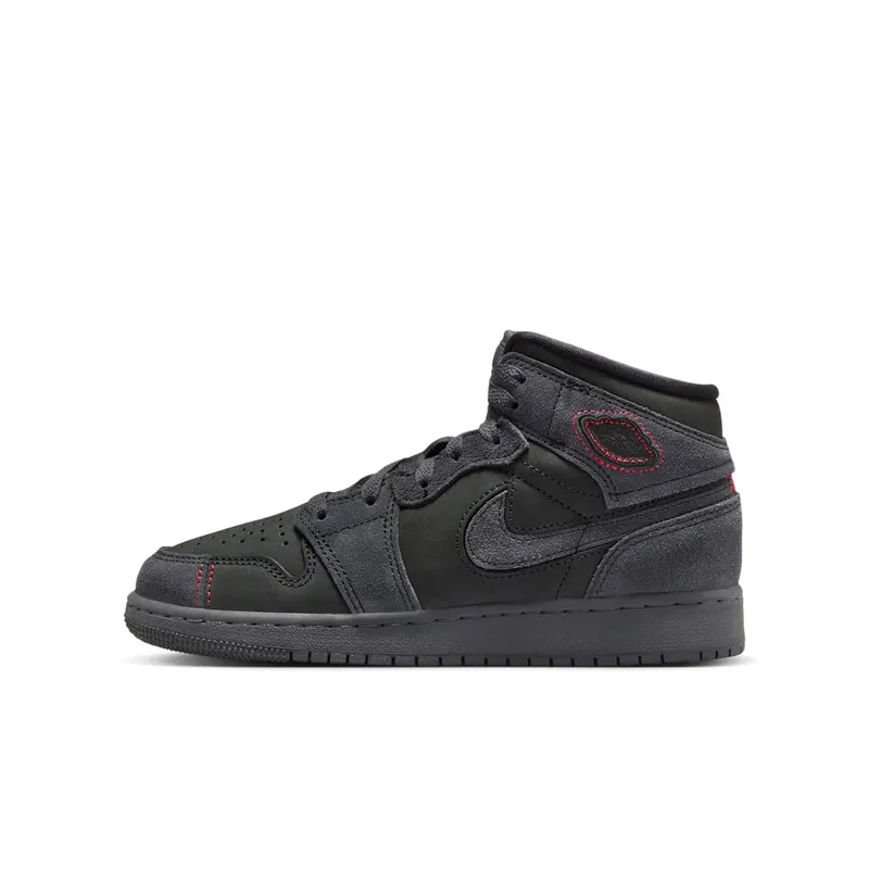 Air Jordan 1 Mid GS “BLACK SUEDE” | FQ7742-001