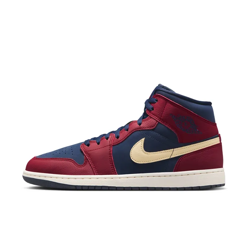Air Jordan 1 Mid SE Team Red Obsidian | IO7449-600