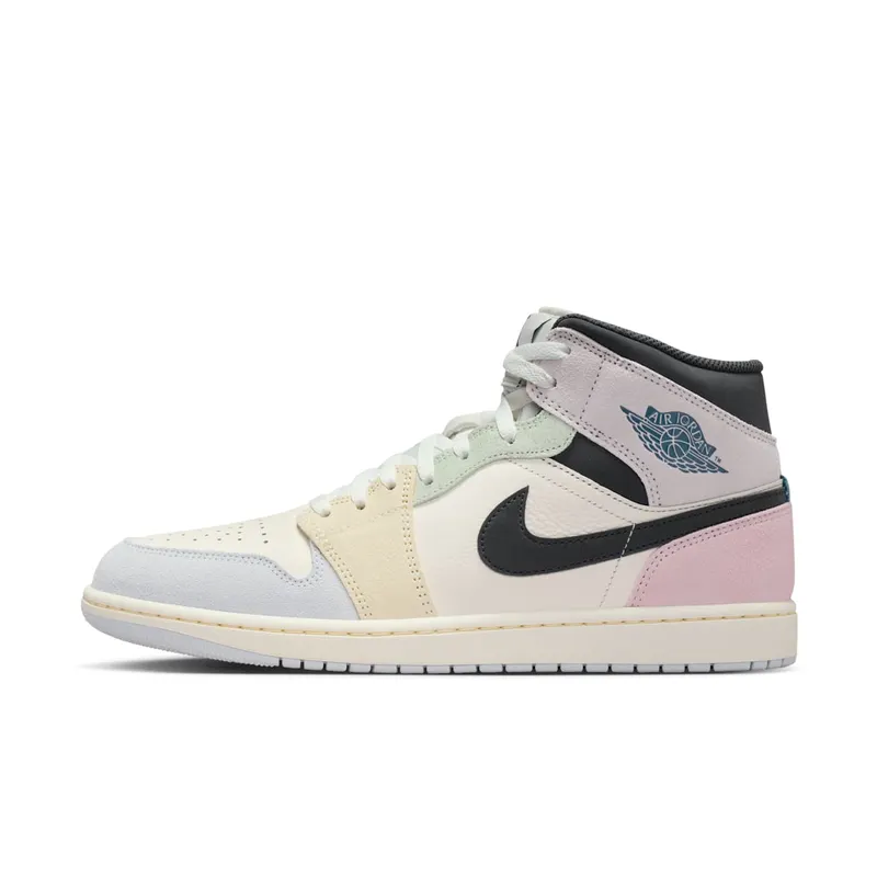 Air Jordan 1 Mid “Sail / Anthracite-Jade Aura-Iced Jade” “Sail/Anthracite/Jade/Aura/Jade” | IB7110-100