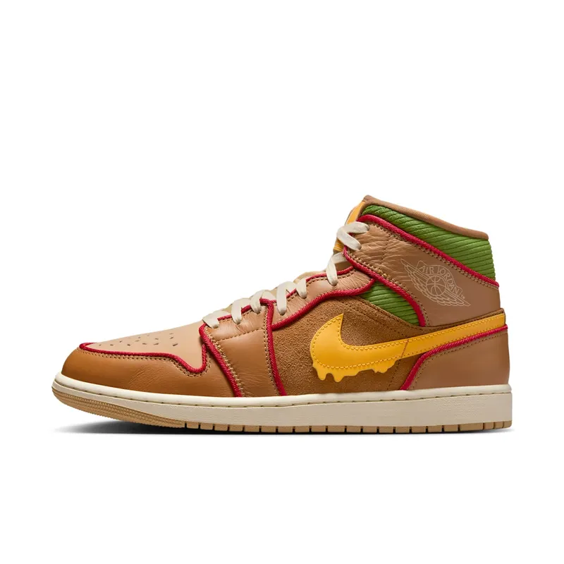 Jordan 1 Mid SE “Cheeseburger” | IB7403-224