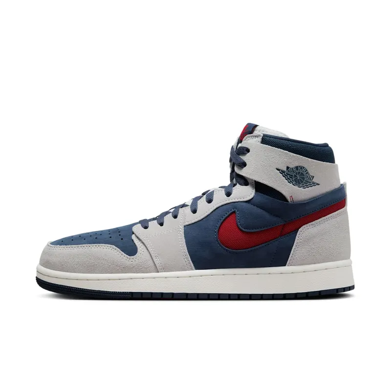 Jordan 1 High Zoom Air CMFT 2 Olympic “Midnight Navy / Varsity Red / Neutral Grey” | DV1307-406