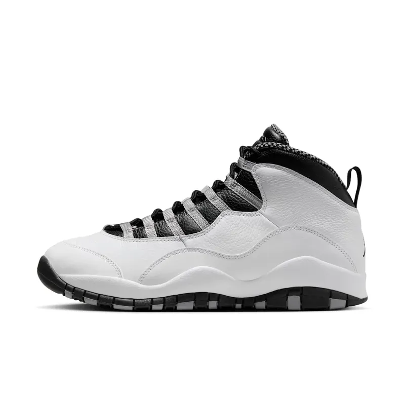 Air Jordan 10 “Steel” “White/Black/Light Steel Grey” | HJ6779-104