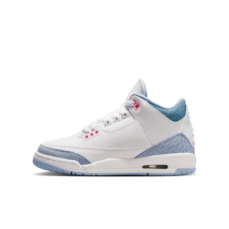 Air Jordan 3 GS “Cobalt Bliss” “White/Pink Glow” | HQ0784-101