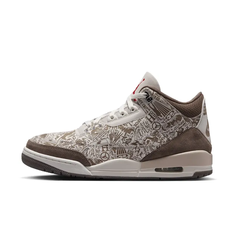 Air Jordan 3 – Laser – “Phantom / Palomino-University Red” | JA1369-001
