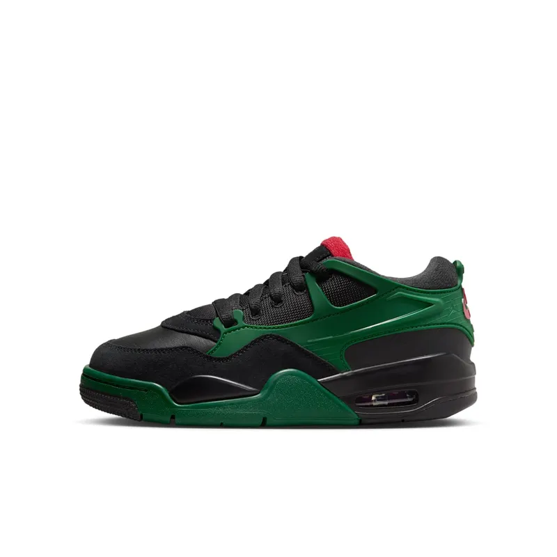 Jordan 4 RM GS “Black Gorge Green University Red” | FQ7938-003