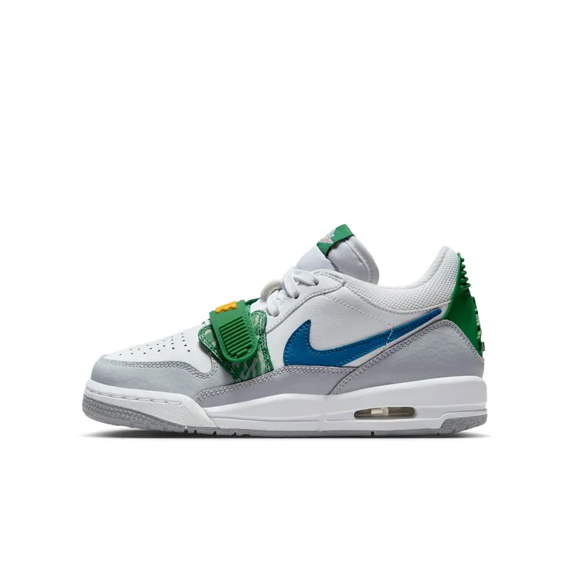 Jordan Legacy 312 Low White Pine Industrial Blue “White / Wolf Grey / Pine Green” | CD9054-140