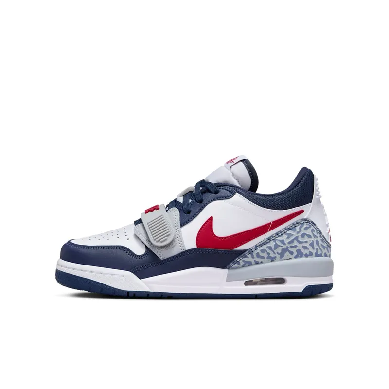 Jordan Legacy 312 Low Olympic “White / Midnight Navy / Wolf Grey” | CD9054-164