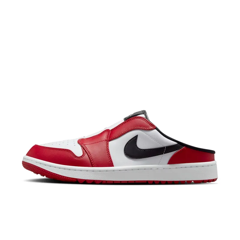 Jordan 1 Mule Golf “Chicago” “White / Varsity Red / Black” | FJ1214-101